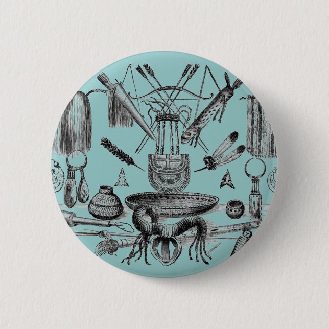 botón Artefactos indios (Anverso)