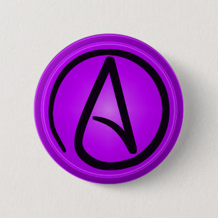 Botón ateo del logotipo