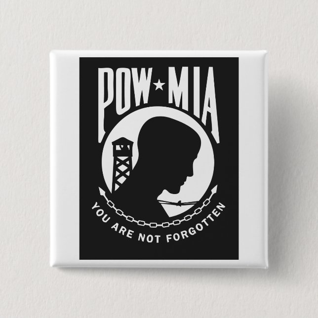 botón Atrás del anclaje de POW MIA (Anverso)