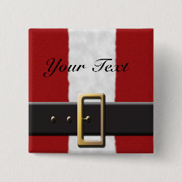 botón Atrás del navidad Santa Suit