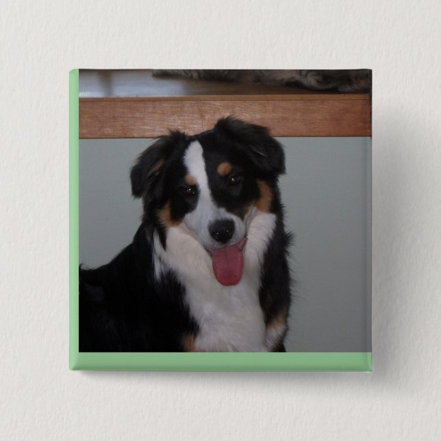 Botón australiano feliz (Anverso)