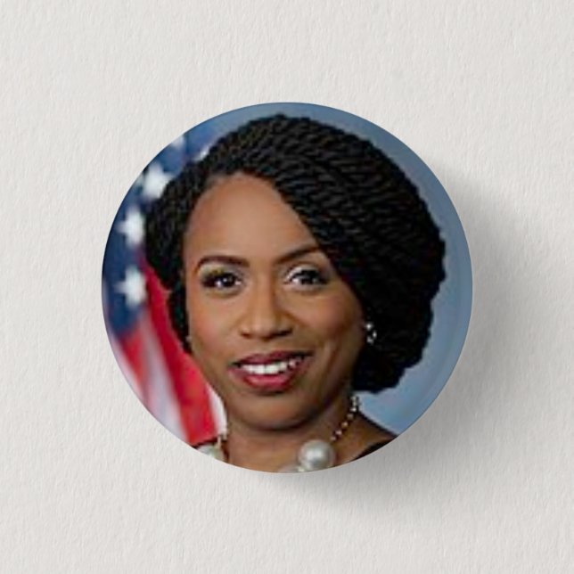 botón Ayanna Pressley (Anverso)
