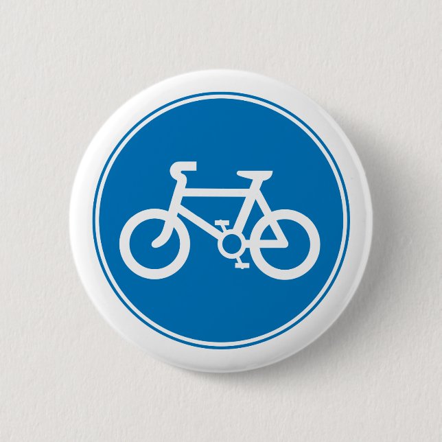 Botón azul de la bicicleta (Anverso)