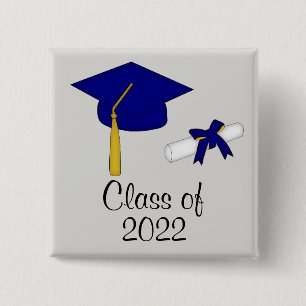 Botón Azul de la Clase Graduada