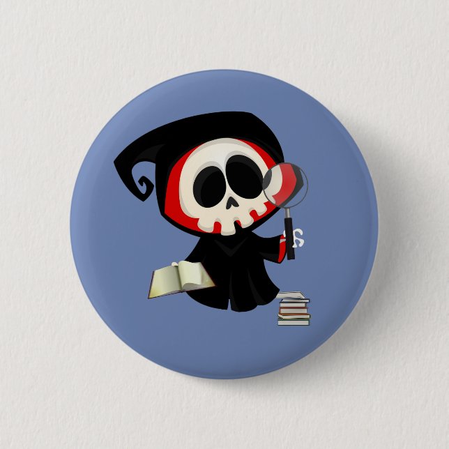 Botón azul del círculo de lectores (Anverso)