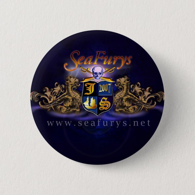 Botón (azul) del escudo de SeaFurys (Anverso)