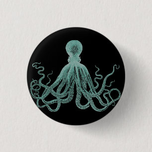 Botón azul del pulpo
