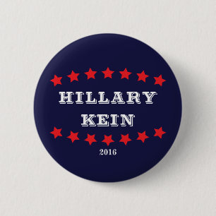 Botón Azul Hillary Clinton y Tim Kaine 2016