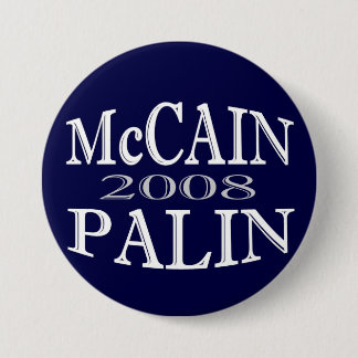 Botón azul McCAIN PALIN 2008 - COMPLETO