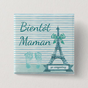 botón Baby Shower de Bientôt Maman