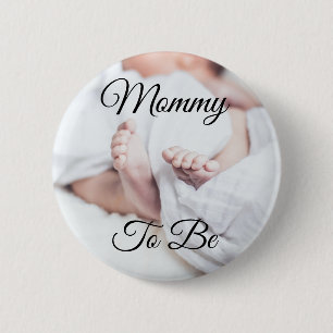 Botón Baby Shower de mami to be Cute Baby Fez