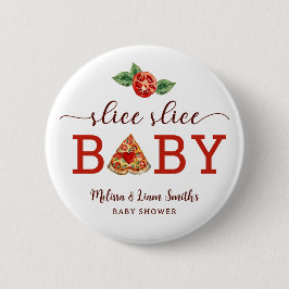 botón Baby Shower de Slice Slice Baby Pizza - Dive
