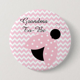Botón Baby Shower "Grandma To Be" (Abuela Para Ser