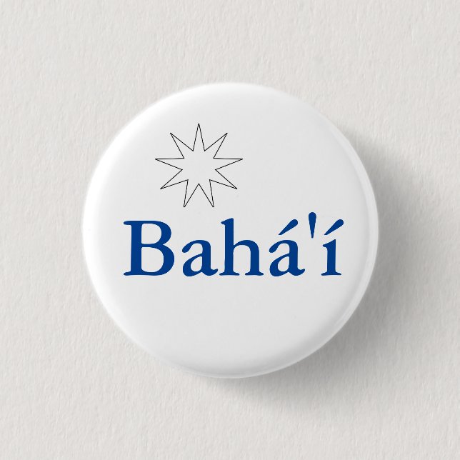Botón Bahá'í (Anverso)