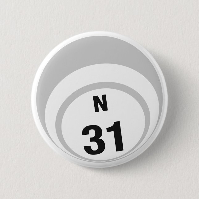 botón Ball de Bingo N31 (Anverso)