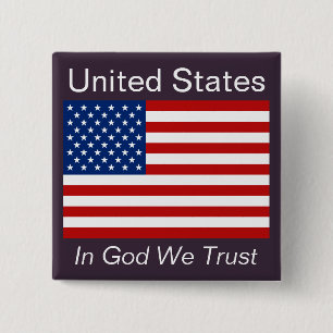 Botón Bandera americana