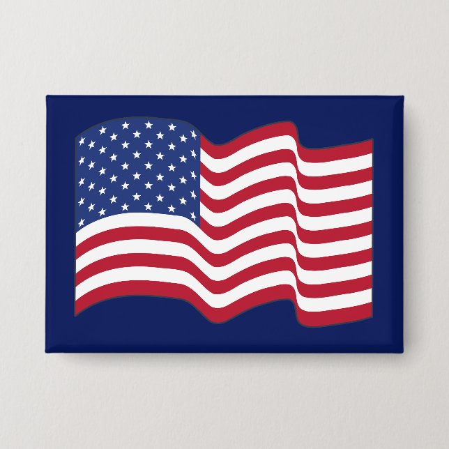 botón Bandera americana ondulante (Anverso)