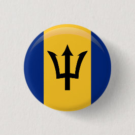 botón Bandera de Barbados