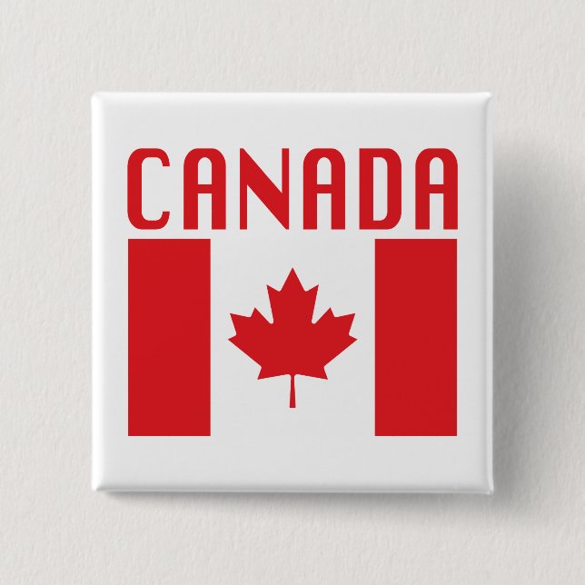 botón Bandera de Canadá (Anverso)