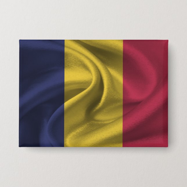 botón Bandera de Chad (Anverso)