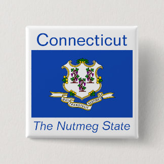 botón Bandera de Connecticut