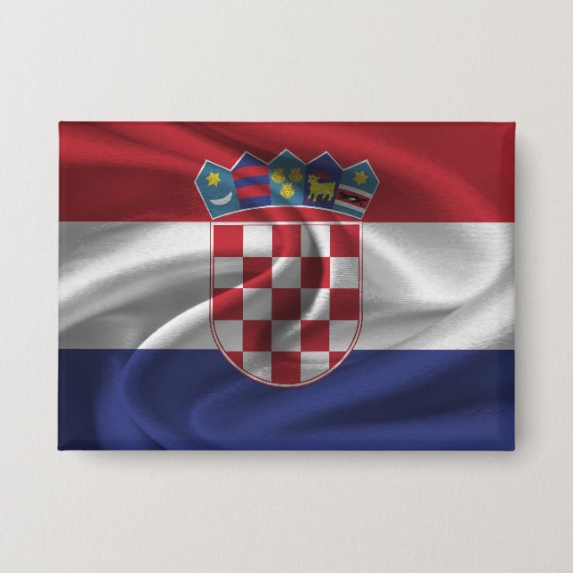 botón Bandera de Croacia (Anverso)