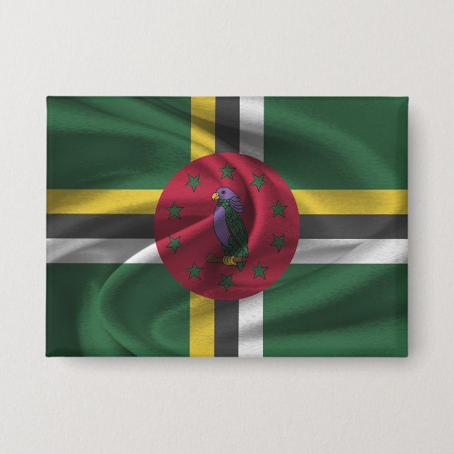 botón Bandera de Dominica (Anverso)