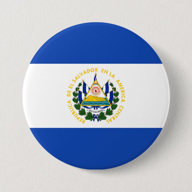botón Bandera de El Salvador (Anverso)