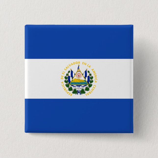 botón Bandera de El Salvador (Anverso)