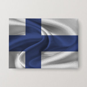 botón Bandera de Finlandia