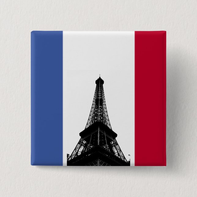 Botón Bandera de Francia (Anverso)