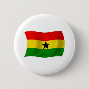 botón Bandera de Ghana