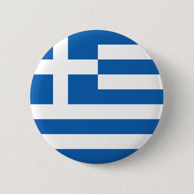 Botón Bandera de Grecia (Anverso)