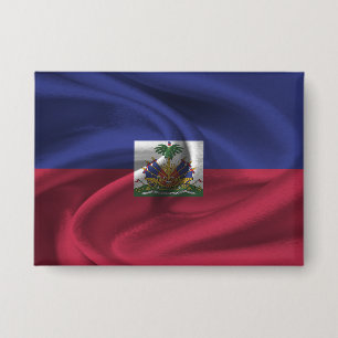 botón Bandera de Haití