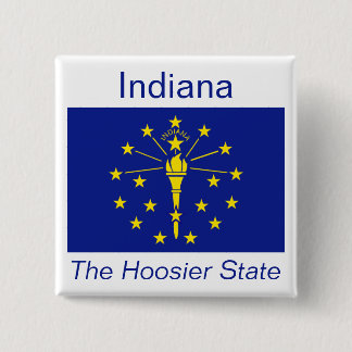 botón Bandera de Indiana