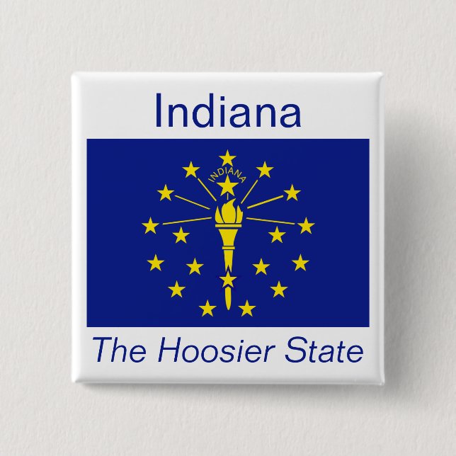 botón Bandera de Indiana (Anverso)