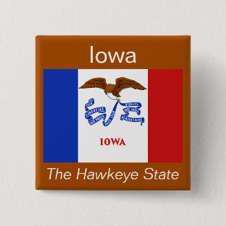 botón Bandera de Iowan