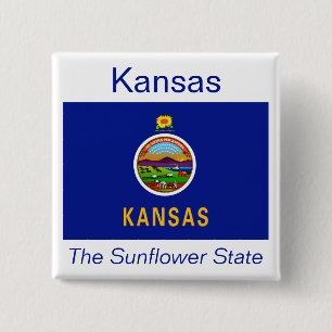 Botón Bandera de Kansan