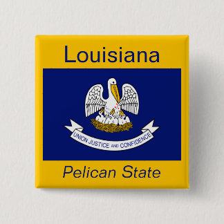 botón Bandera de Luisianan