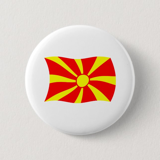 Botón Bandera de Macedonia (Anverso)
