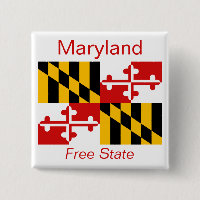 botón Bandera de Maryland
