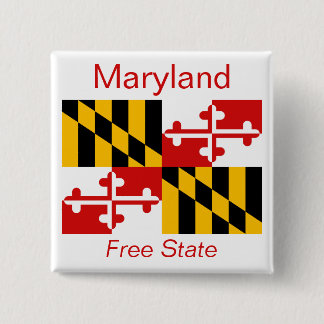 botón Bandera de Maryland