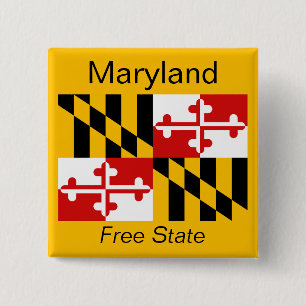 botón Bandera de Maryland