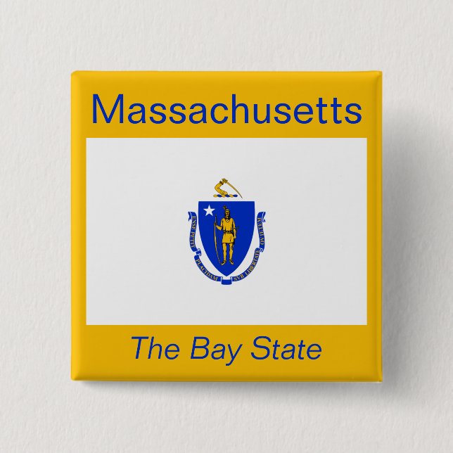 botón Bandera de Massachusetts (Anverso)