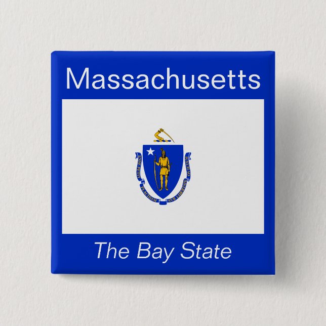 botón Bandera de Massachusetts (Anverso)
