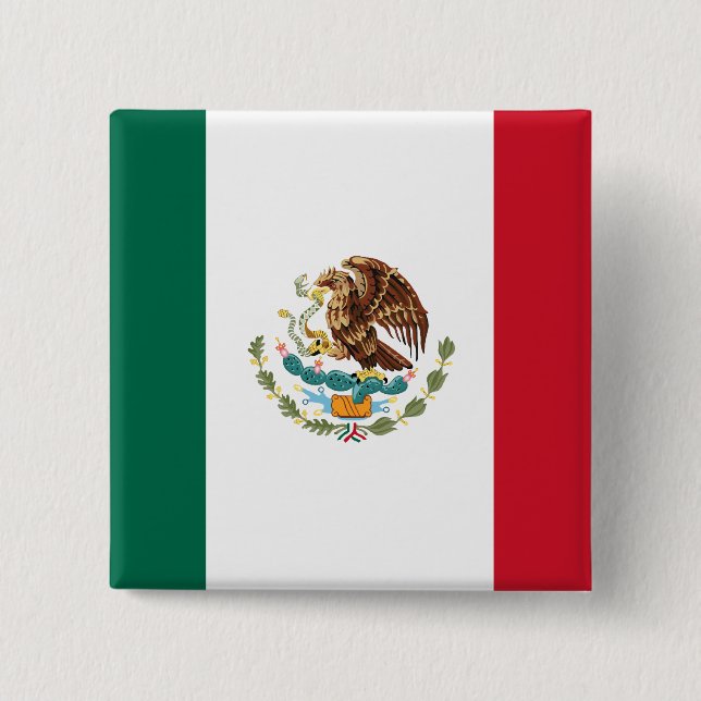 botón Bandera de México (Anverso)