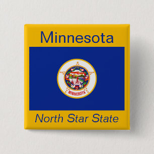 botón Bandera de Minnesotan