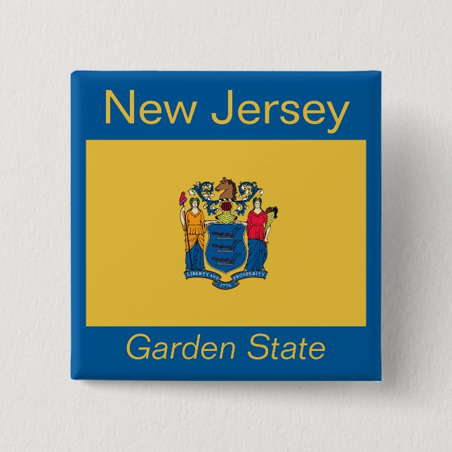 botón Bandera de Nueva Jersey (Anverso)