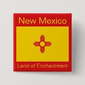 Botón Bandera de Nuevo México