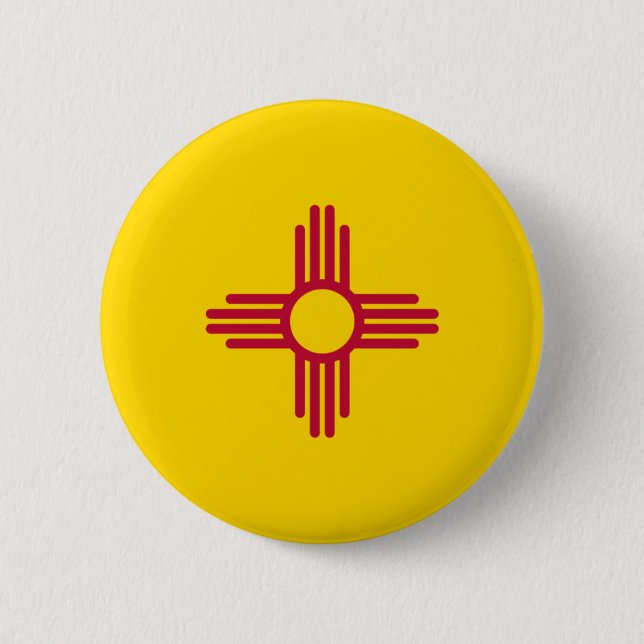 Botón Bandera de Nuevo México (Anverso)